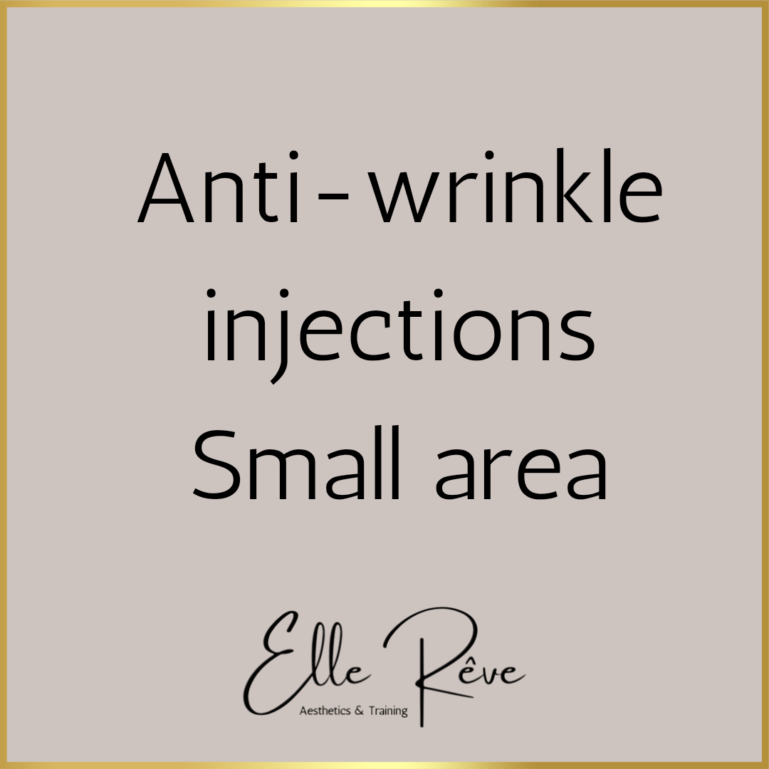 Anti wrinkle injections small area