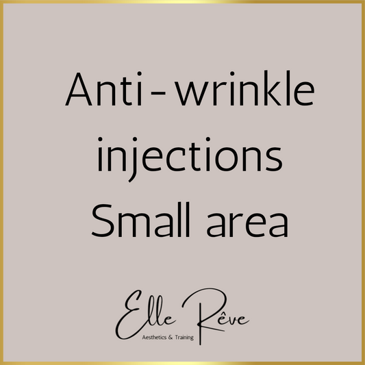 Anti wrinkle injections small area